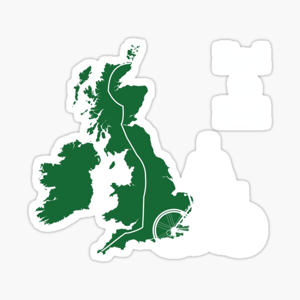 Item preview, End to End cycle challenge (green/white) designed and sold by cycleexplorers.