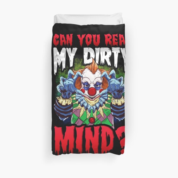 Housses De Couette Sur Le Theme Clown Effrayant Redbubble