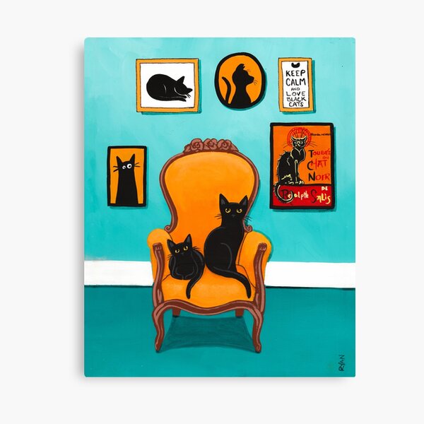 Item preview, The Black Cats Room designed and sold by KilkennyCat Art.
