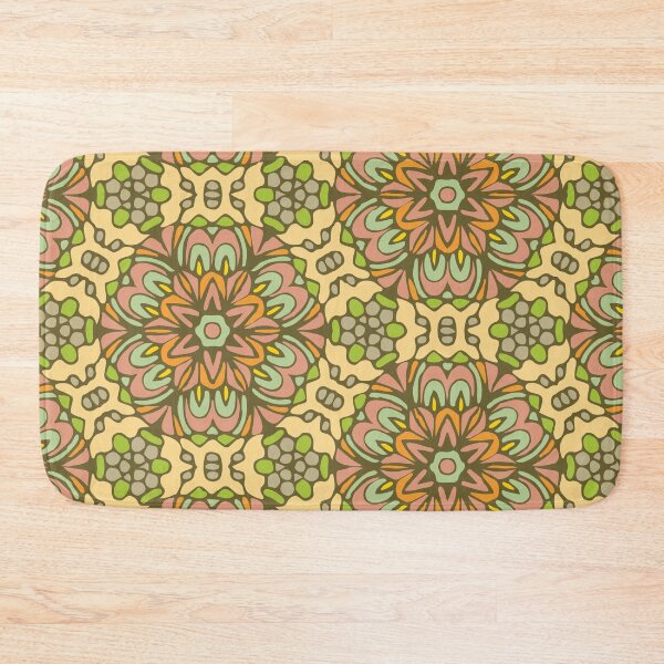 Item preview, Antique Pink Retro Floral Garden designed and sold by Mia Harper Design.