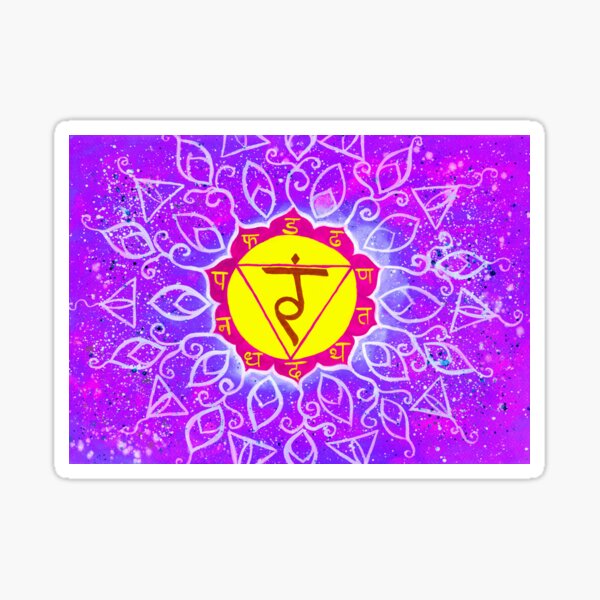 WINDOW STICKER Auto Scheiben Aufkleber 3 CHAKRA Manipura SOLAR PLEXUS Reiki 