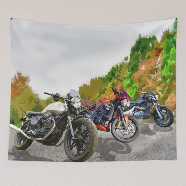 Item preview, Motorcycle Vista designed and sold by RarefiedRoad.