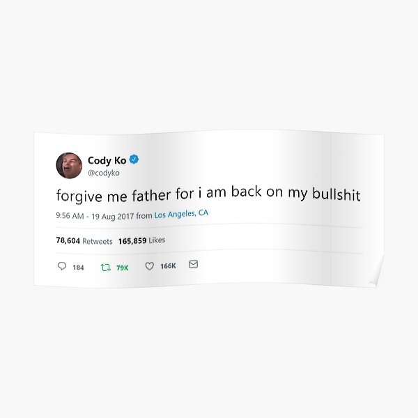 Cody Ko Tweet Poster
