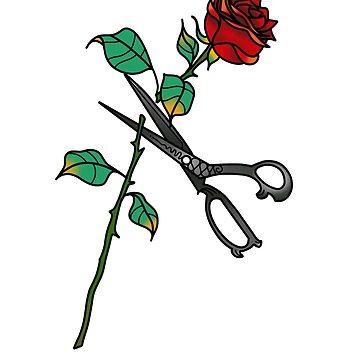 Artwork thumbnail, Beheaded Rose by Tattoos By Rylan