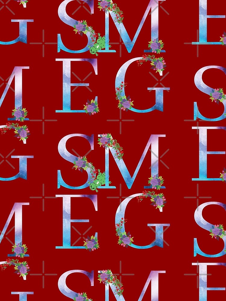 Watercolor Floral Monogram Smegged Up by tribbledesign