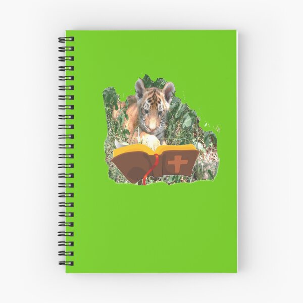 Item preview, TIGER CUB READING THE BIBLE designed and sold by Timothy Forder.