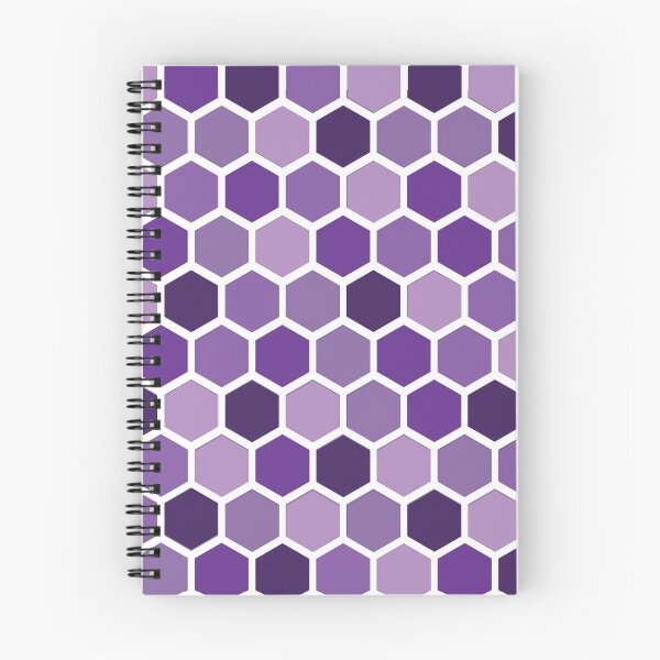 Item preview, Shades Of Purple Hexagonal Pattern designed and sold by thesnowwhyte.