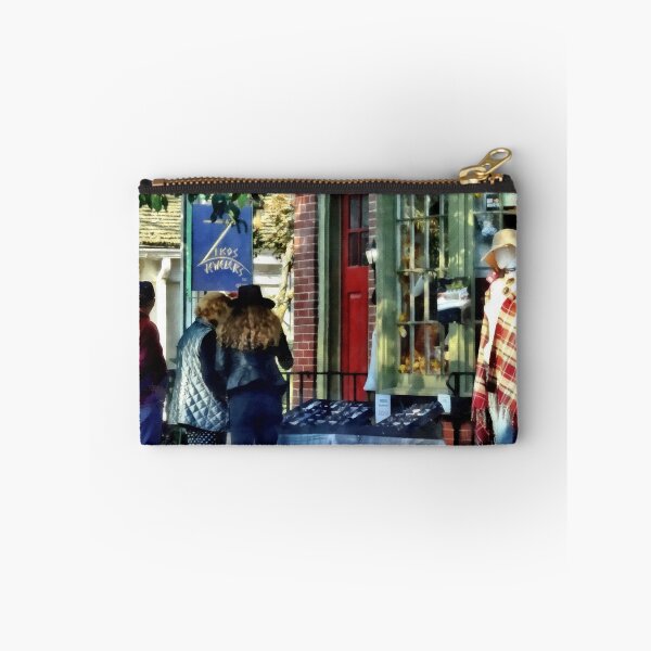 Item preview, New Hope PA - Shopping Along Main Street designed and sold by Susan Savad.