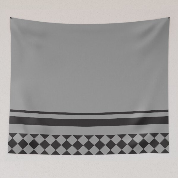 Item preview, Diamonds and Stripes - Black on Grey designed and sold by callavibes.
