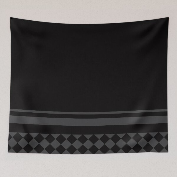 Item preview, Diamonds and Stripes - Grey on Black designed and sold by callavibes.