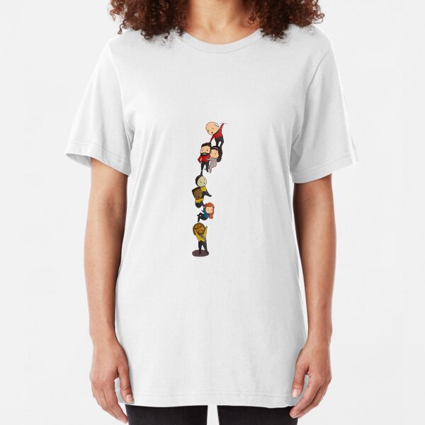 TNG Crew Chibi-style Slim Fit T-Shirt