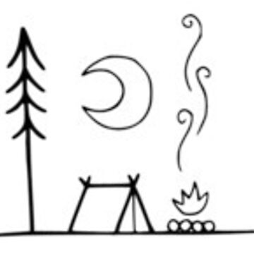 Artwork thumbnail, aesthetic camping by ★ Autumn and Elworthy ★