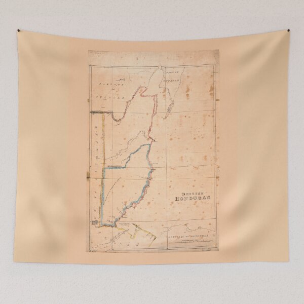Aperçu de l'œuvre Carte du Honduras britannique (Belize), vers 1867 créée et vendue par allhistory.