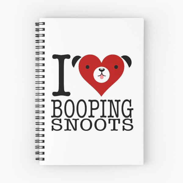 Item preview, I Love Booping Snoots - Funny Gift Ideas for Dog Lovers designed and sold by traciwithani.