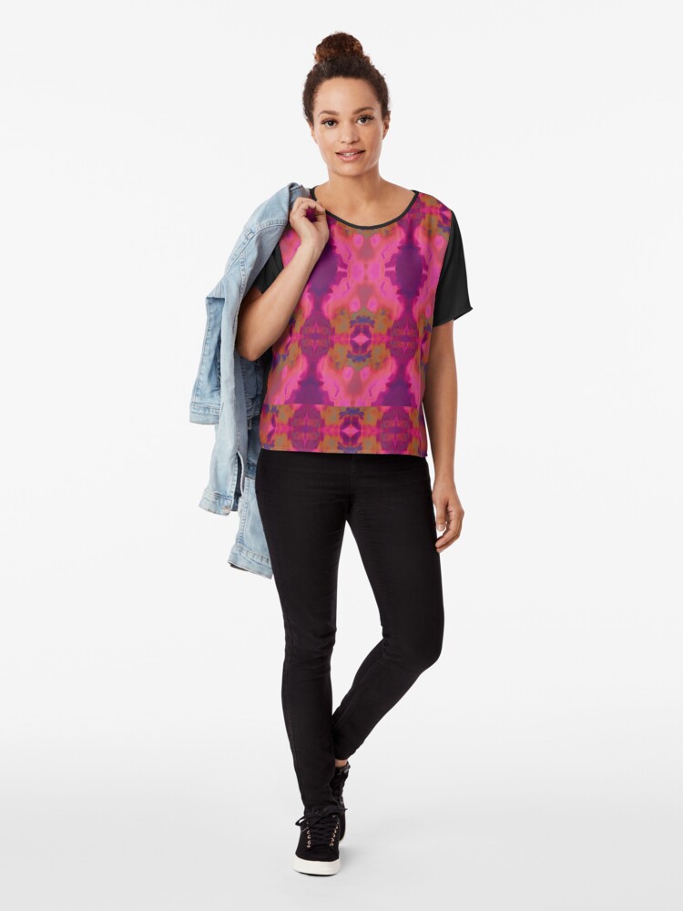 Alternate view of Khasmira Chiffon Top