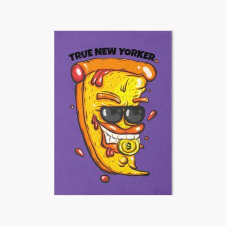 Artikel-Vorschau von Wahre New Yorker - SWAG Cartoon Pizza Slice, designt und verkauft von Matraskina.