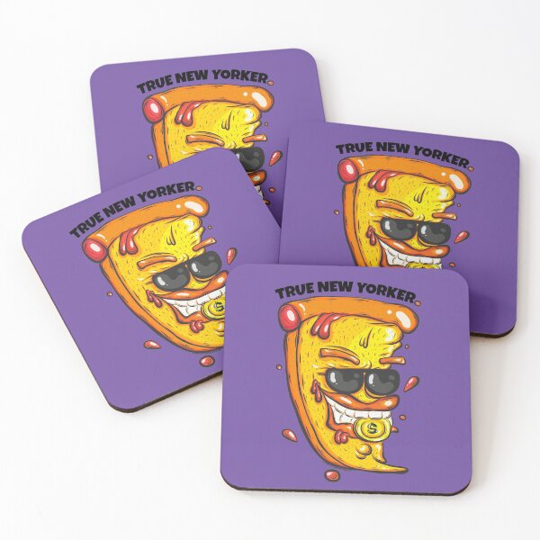 Item preview, True New Yorker - SWAG Cartoon Pizza Slice  designed and sold by Matraskina.