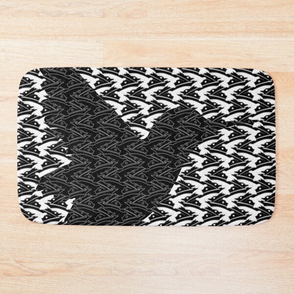 Item preview, Flocking Hummingbird Hearts - Black n White Winter Silhouette designed and sold by weavernap.