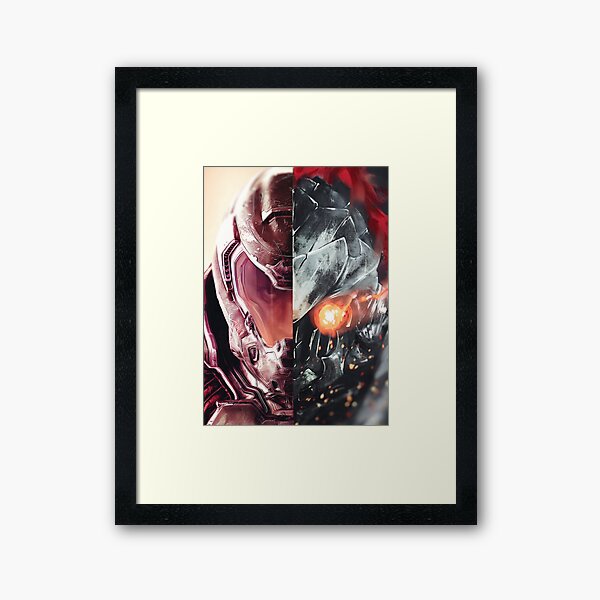 Doom Slayer Wall Art Redbubble