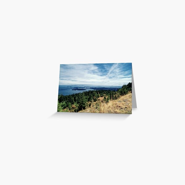 Gulf Island View Greeting Card