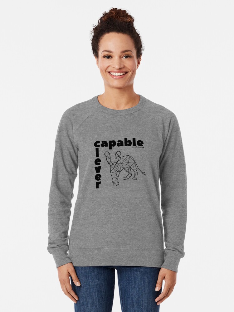 Alternate view of Capable and Clever Lightweight Sweatshirt