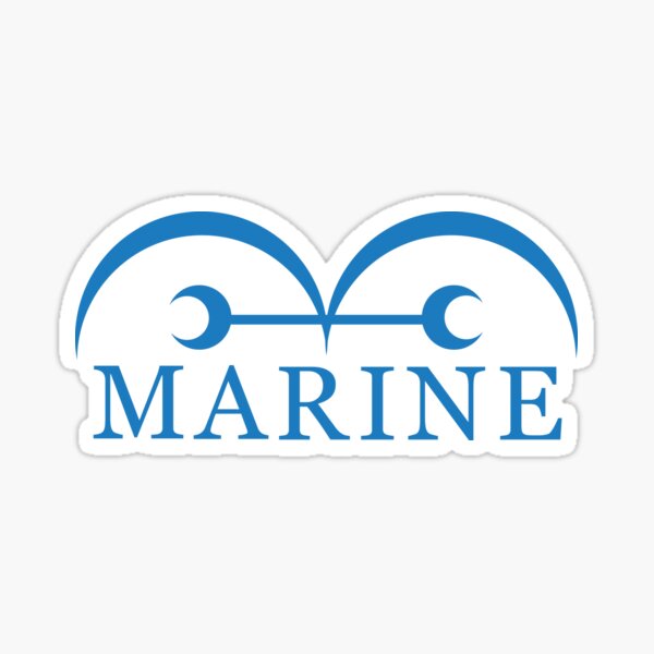 one-piece-marine-sticker-by-krigo972-redbubble