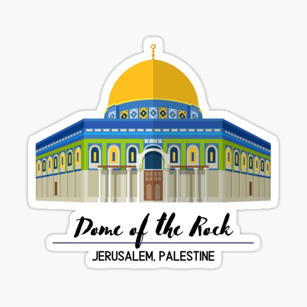 Dome of the Rock Jerusalem, Palestine Sticker