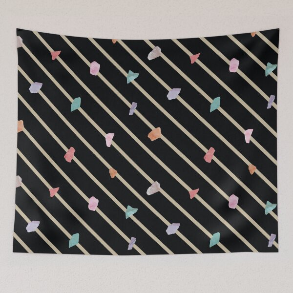 Item preview, Striped Colorful Terrazzo I designed and sold by Stonelight.
