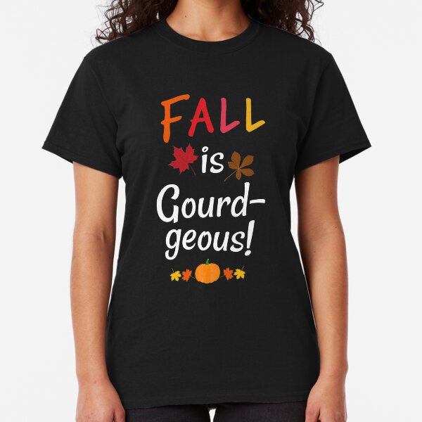 Autumn is Here Cute Smiling Acorn Womens T-Shirt