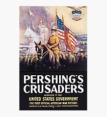 Lámina fotográfica Los cruzados de Pershing - WW1