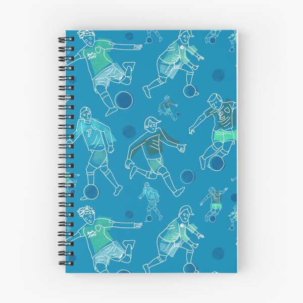 Item preview, Footballer action - blue designed and sold by ElliePDesigns.