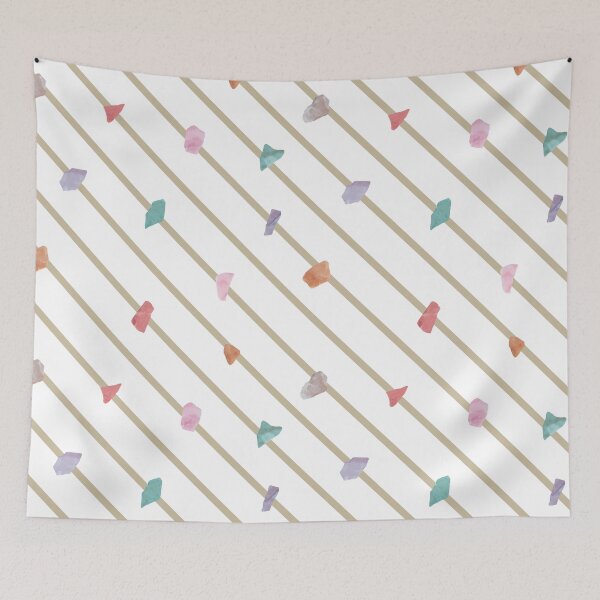 Item preview, Striped Colorful Terrazzo II designed and sold by Stonelight.