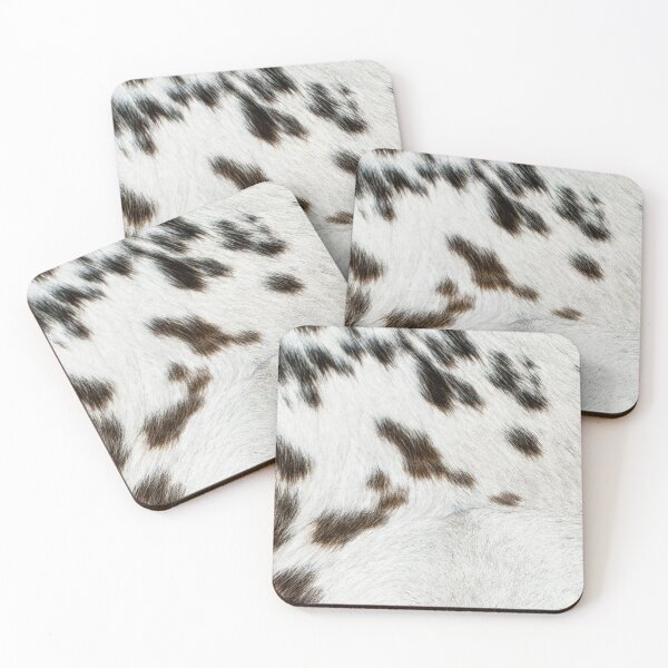 Item preview, Cruelty free Cowhide Tan, black and white 2 designed and sold by trajeado14.