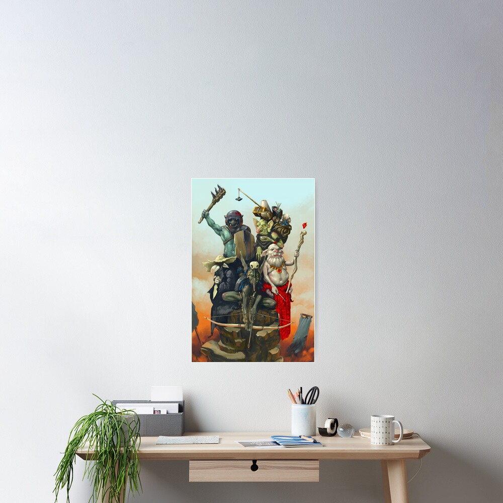 Goblin Adventuring Party | Digital Illustration Poster