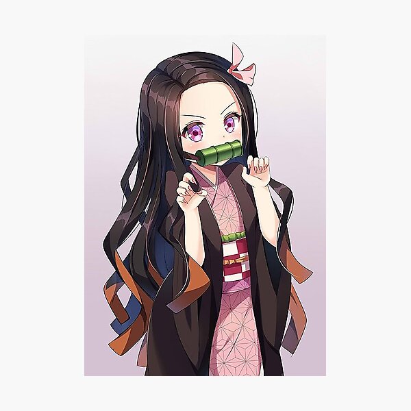 Nezuko Kawaii Photographic Prints | Redbubble