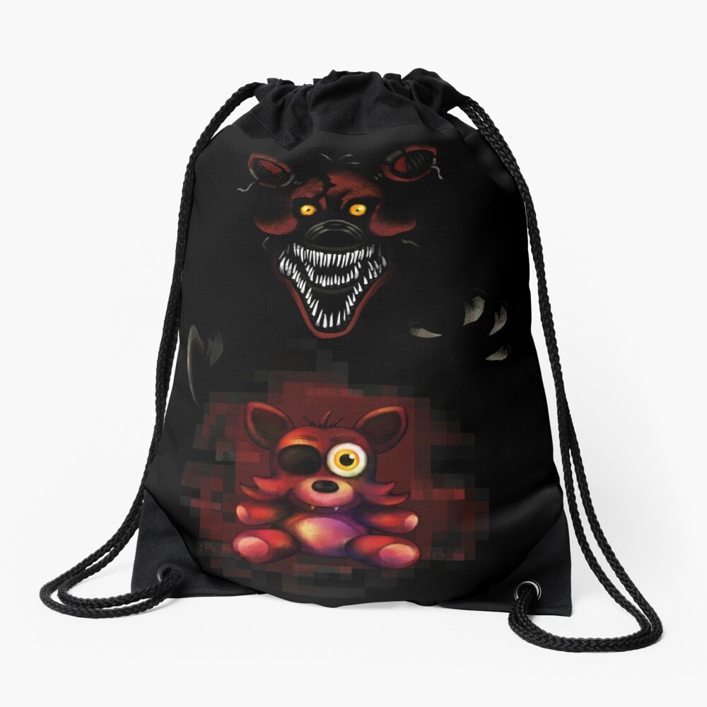 Five Nights At Freddy S Fnaf 4 Nightmare Foxy Plush Drawstring