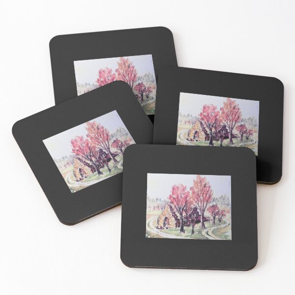 Item preview, Watercolor ruin designed and sold by Kunterbuntes.