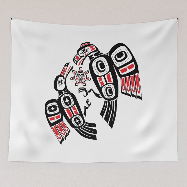 Item preview, Haida Eagle Battles Raven for the Light designed and sold by Qatsi.