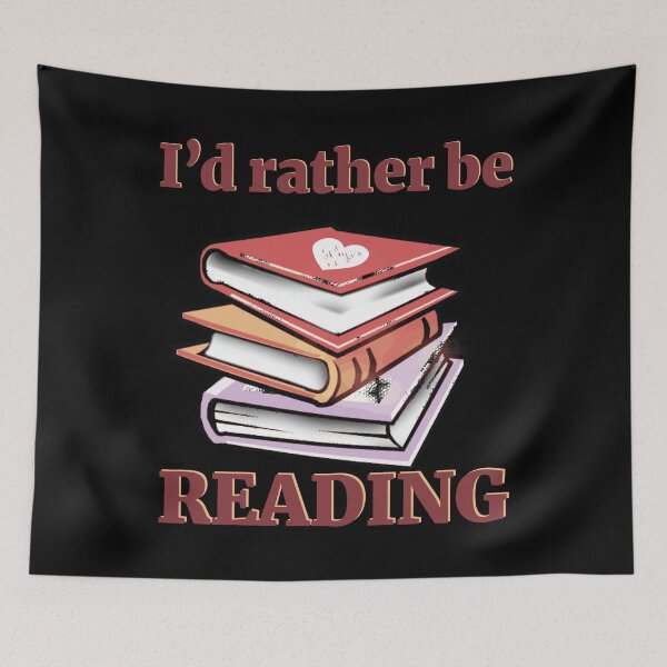 Item preview, I'd Rather Be Reading Book Lover product designed and sold by tronictees.