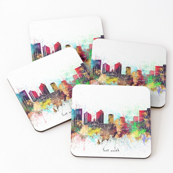 Item preview, fort worth skyline designed and sold by BekimART.