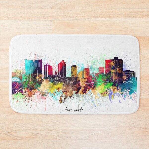 Item preview, fort worth skyline designed and sold by BekimART.