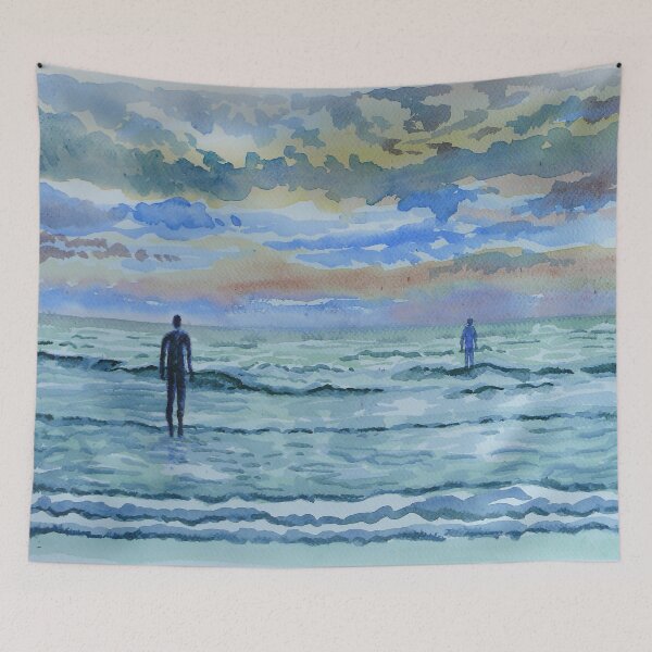 Item preview, A blue day at the Crosby Marina designed and sold by Luverly.