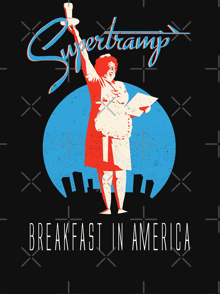 Supertramp Breakfast in America by retroprogtshirt