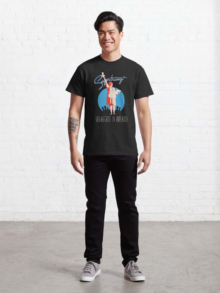 Alternate view of Supertramp Breakfast in America t-shirt / dark Classic T-Shirt