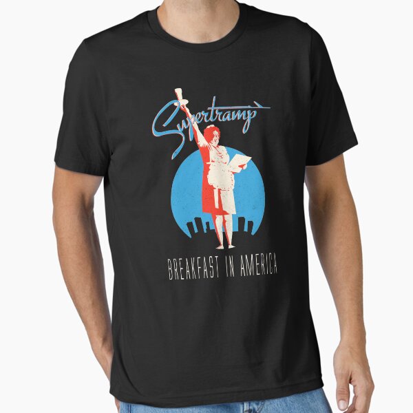 Item preview, Supertramp Breakfast in America t-shirt / dark designed and sold by Retro Prog TShirt.