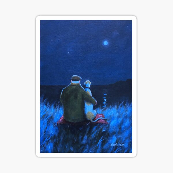 Item preview, Sometimes we sit & look at the moon.. designed and sold by The Art of Steve Sanderson.