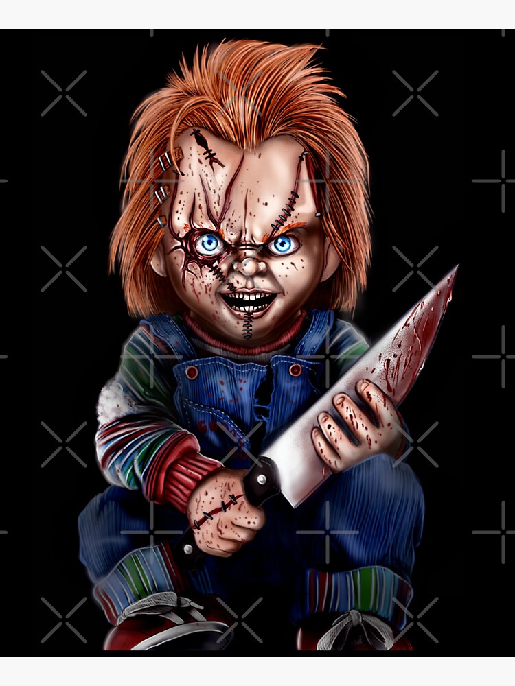 Pegatina for Sale con la obra «Chucky de Child's play» de