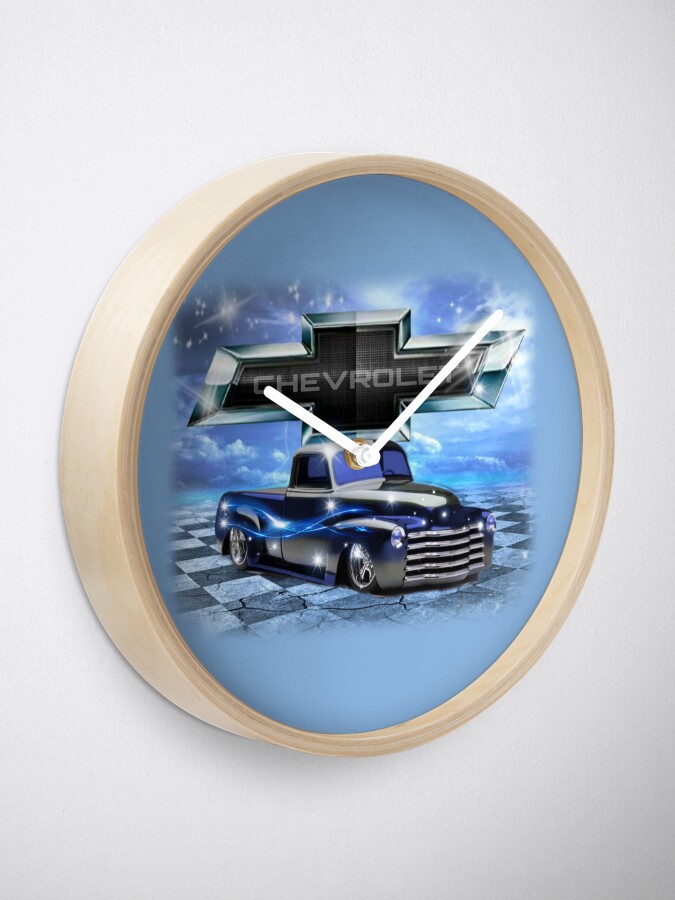 "Chevy Truck" Clock for Sale by Chuco79 Redbubble
