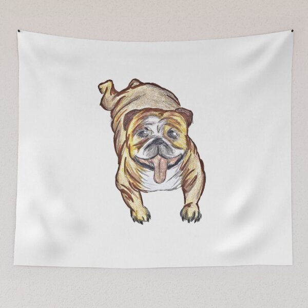 Item preview, Doggust 2019 - day 4 Bulldog designed and sold by EmmeGray.