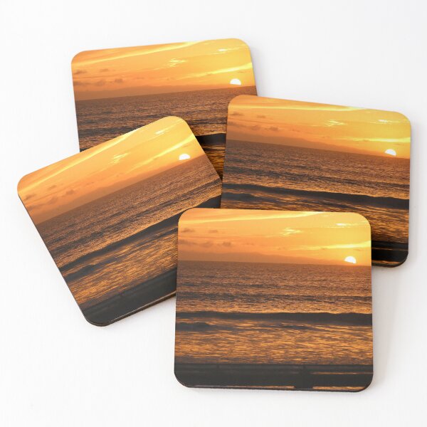 Item preview, Orange Sunset on Ventura, California, State Beaches designed and sold by TheWonderWays.